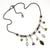 7 Stick Edge Necklace - Smoky Quartz