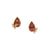 14k Gold Tourmaline and Diamond Studs