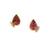 14k Gold Tourmaline and Diamond Studs