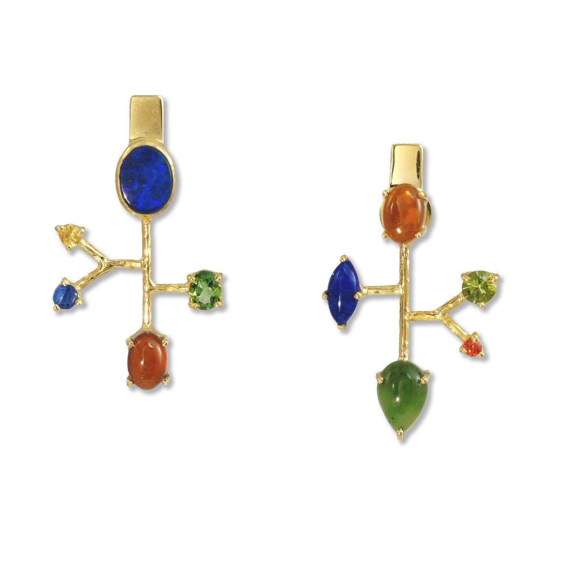 Opal Earrings | Black Opal Earrings | Q Evon