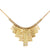 9 Tab Necklace with 14k Solid Gold Pendants & White Diamonds