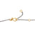 14k South Sea Keshi Pearl Necklace with Champagne Diamond