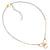 14k South Sea Keshi Pearl Necklace with Champagne Diamond