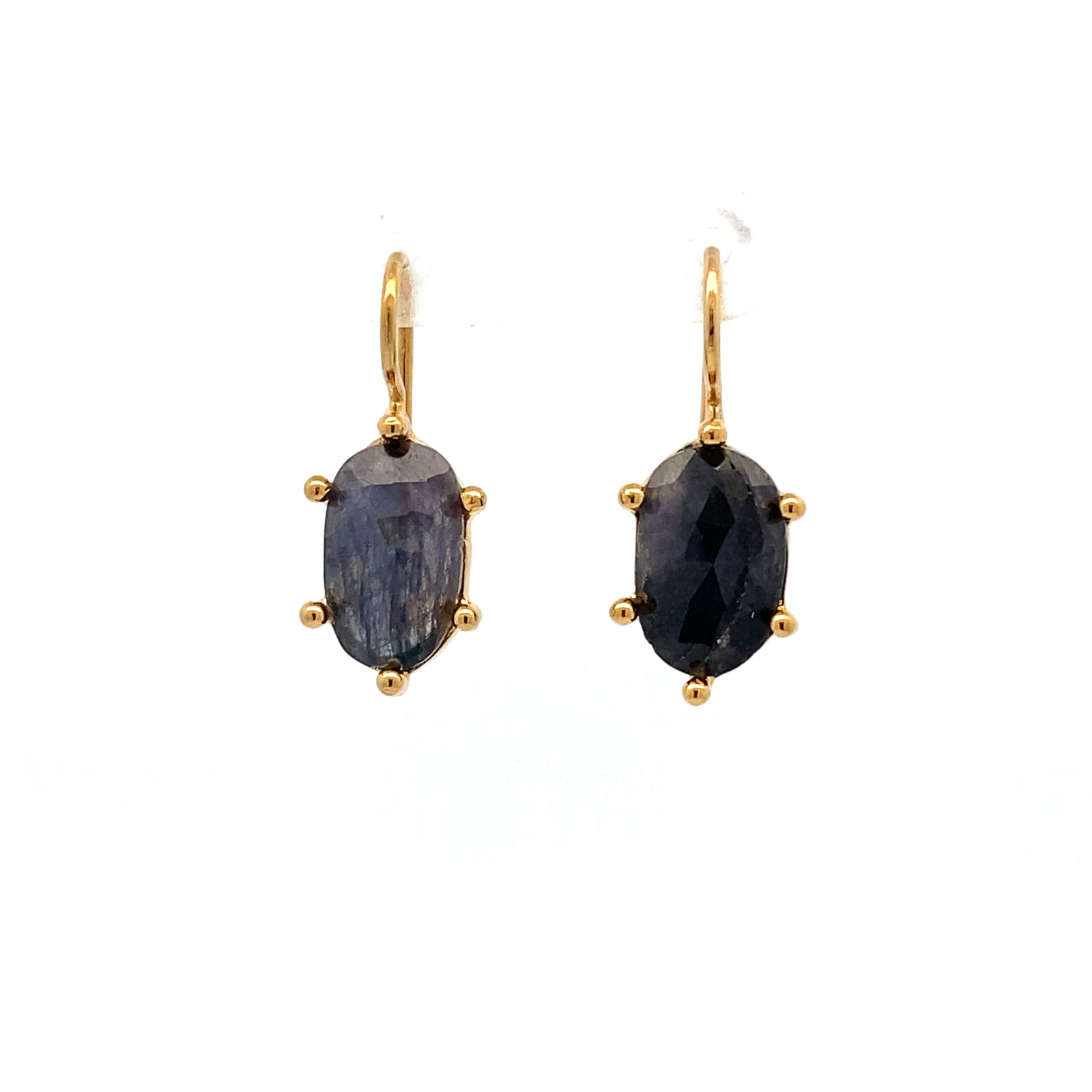 Blue Sapphire 18k Vermeil Earrings