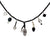 7 Stick Necklace - Spinel and Tourmalinated Quartz