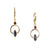 Q Earrings 18k Vermeil