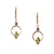 Q Earrings 18k Vermeil