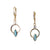 Q Earrings 18k Vermeil