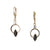 Q Earrings 18k Vermeil