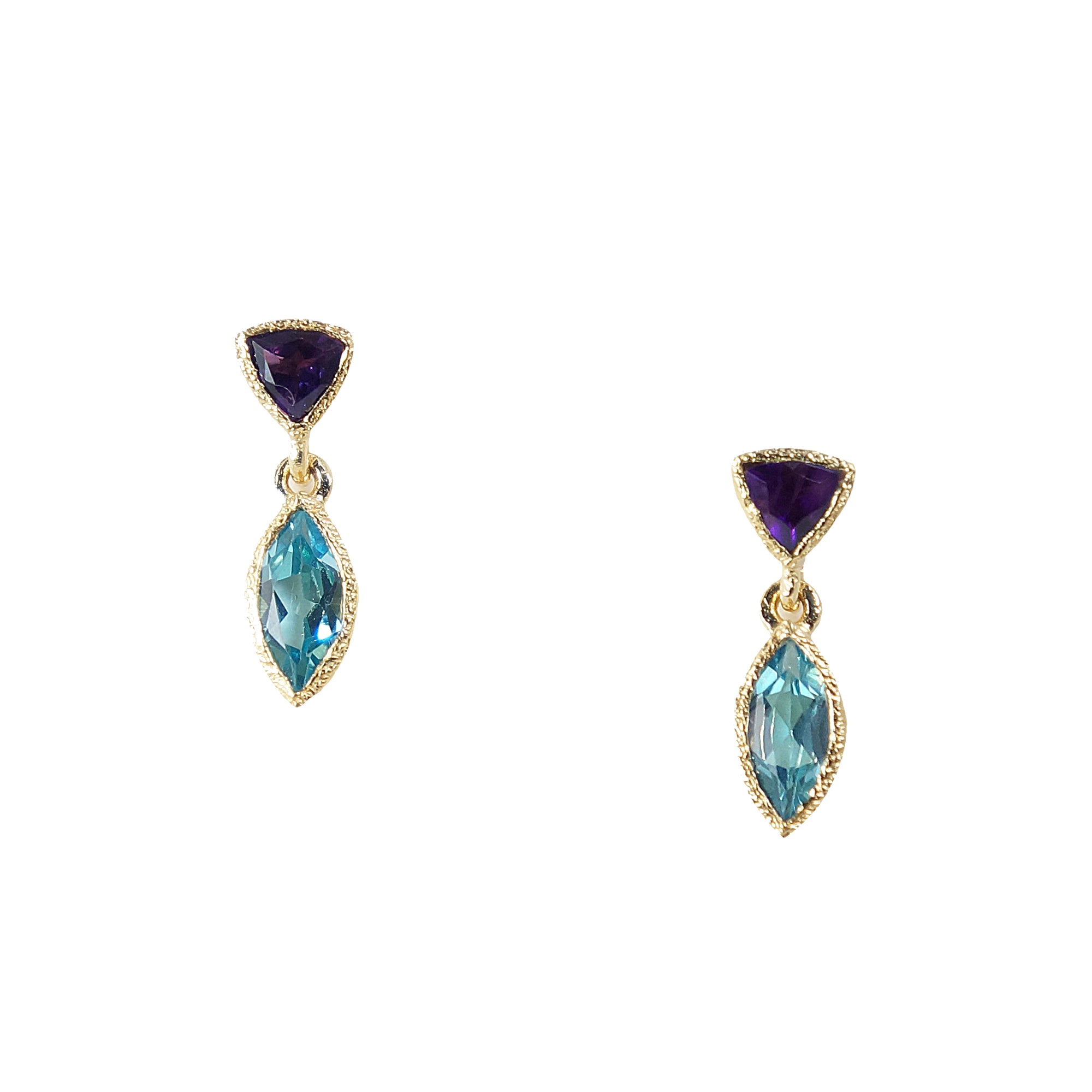 18k Vermeil Tiny Petal Earrings