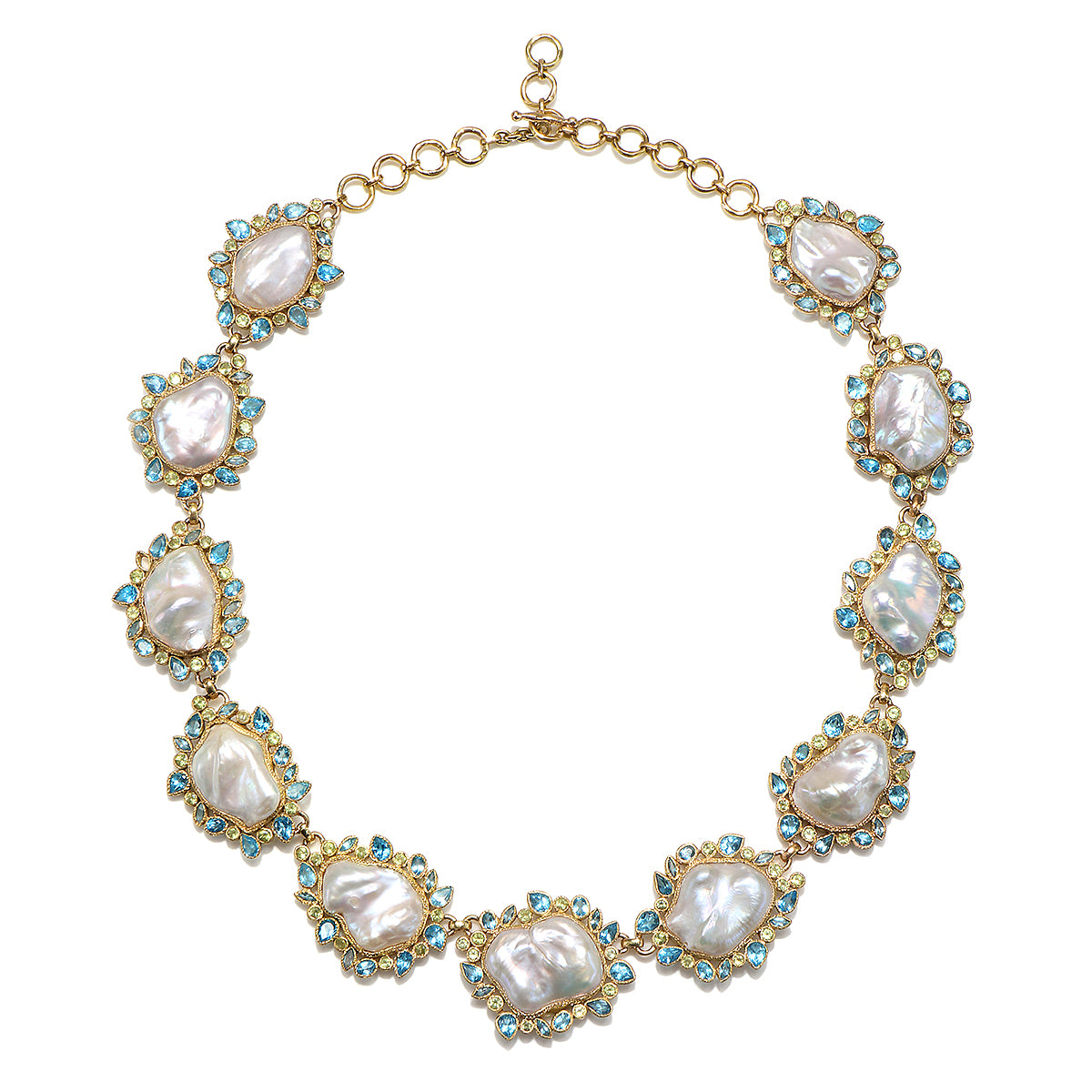 Dream of Moorea - 14k Gold and Baroque Pearl Necklace