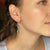 Drop Earrings - Small Green Amethyst