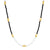 Spinel and Pearl Necklace with Gold Beads